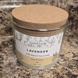 Lavender Scented Candle - Pure & Clean